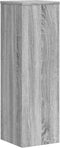 vidaXL - Plantenstandaards - 2 - st - 25x25x80 - cm - bewerkt - hout - grijs - sonoma
