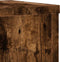 vidaXL - Plantenstandaards - 2 - st - 25x25x80 - cm - bewerkt - hout - gerookt - eiken