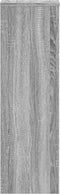 vidaXL - Plantenstandaards - 2 - st - 25x25x80 - cm - bewerkt - hout - grijs - sonoma