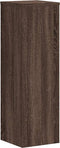 vidaXL - Plantenstandaards - 2 - st - 25x25x80 - cm - bewerkt - hout - bruin - eiken