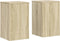 vidaXL - Plantenstandaards - 2 - st - 30x30x50 - cm - bewerkt - hout - sonoma - eiken