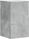 vidaXL - Plantenstandaards - 2 - st - 30x30x50 - cm - bewerkt - hout - betongrijs