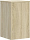 vidaXL - Plantenstandaards - 2 - st - 30x30x50 - cm - bewerkt - hout - sonoma - eiken