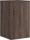 vidaXL - Plantenstandaards - 2 - st - 30x30x50 - cm - bewerkt - hout - bruin - eiken