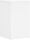 vidaXL - Plantenstandaards - 2 - st - 30x30x50 - cm - bewerkt - hout - wit