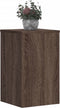 vidaXL - Plantenstandaards - 2 - st - 30x30x50 - cm - bewerkt - hout - bruin - eiken