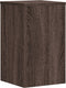 vidaXL - Plantenstandaards - 2 - st - 30x30x50 - cm - bewerkt - hout - bruin - eiken