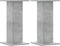 vidaXL - Plantenstandaards - 2 - st - 30x30x60 - cm - bewerkt - hout - betongrijs