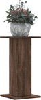 vidaXL - Plantenstandaards - 2 - st - 30x30x60 - cm - bewerkt - hout - bruin - eiken