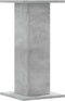 vidaXL - Plantenstandaards - 2 - st - 30x30x60 - cm - bewerkt - hout - betongrijs