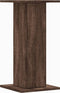 vidaXL - Plantenstandaards - 2 - st - 30x30x60 - cm - bewerkt - hout - bruin - eiken