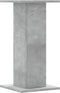 vidaXL - Plantenstandaards - 2 - st - 30x30x60 - cm - bewerkt - hout - betongrijs
