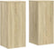 vidaXL - Plantenstandaards - 2 - st - 30x30x70 - cm - bewerkt - hout - sonoma - eiken