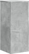 vidaXL - Plantenstandaards - 2 - st - 30x30x70 - cm - bewerkt - hout - betongrijs