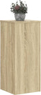 vidaXL - Plantenstandaards - 2 - st - 30x30x70 - cm - bewerkt - hout - sonoma - eiken