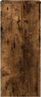 vidaXL - Plantenstandaards - 2 - st - 30x30x70 - cm - bewerkt - hout - gerookt - eiken