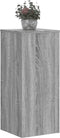 vidaXL - Plantenstandaards - 2 - st - 30x30x70 - cm - bewerkt - hout - grijs - sonoma