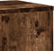 vidaXL - Plantenstandaards - 2 - st - 30x30x70 - cm - bewerkt - hout - gerookt - eiken