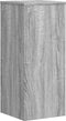 vidaXL - Plantenstandaards - 2 - st - 30x30x70 - cm - bewerkt - hout - grijs - sonoma