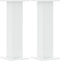 vidaXL - Plantenstandaards - 2 - st - 30x30x80 - cm - bewerkt - hout - wit