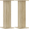 vidaXL - Plantenstandaards - 2 - st - 30x30x80 - cm - bewerkt - hout - sonoma - eiken