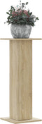 vidaXL - Plantenstandaards - 2 - st - 30x30x80 - cm - bewerkt - hout - sonoma - eiken