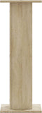 vidaXL - Plantenstandaards - 2 - st - 30x30x80 - cm - bewerkt - hout - sonoma - eiken