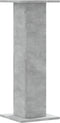 vidaXL - Plantenstandaards - 2 - st - 30x30x80 - cm - bewerkt - hout - betongrijs