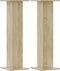 vidaXL - Plantenstandaards - 2 - st - 30x30x95 - cm - bewerkt - hout - sonoma - eiken