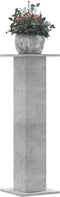 vidaXL - Plantenstandaards - 2 - st - 30x30x95 - cm - bewerkt - hout - betongrijs