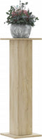 vidaXL - Plantenstandaards - 2 - st - 30x30x95 - cm - bewerkt - hout - sonoma - eiken