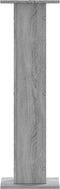 vidaXL - Plantenstandaards - 2 - st - 30x30x95 - cm - bewerkt - hout - grijs - sonoma