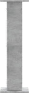 vidaXL - Plantenstandaards - 2 - st - 30x30x95 - cm - bewerkt - hout - betongrijs