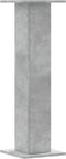 vidaXL - Plantenstandaards - 2 - st - 30x30x95 - cm - bewerkt - hout - betongrijs
