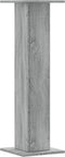 vidaXL - Plantenstandaards - 2 - st - 30x30x95 - cm - bewerkt - hout - grijs - sonoma