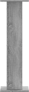 vidaXL - Plantenstandaards - 2 - st - 30x30x95 - cm - bewerkt - hout - grijs - sonoma