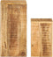 vidaXL - Plantenstandaards - 2 - st - massief - mangohout