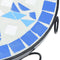 vidaXL - Plantenstandaards - 3 - st - keramiek - blauw - en - wit