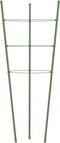vidaXL - Plantensteunen - 5 - st - met - 3 - ringen - 45 - cm - staal - groen