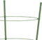 vidaXL - Plantensteunen - 5 - st - met - 4 - ringen - 90 - cm - staal - groen