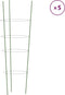 vidaXL - Plantensteunen - 5 - st - met - 4 - ringen - 90 - cm - staal - groen
