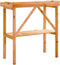 vidaXL - Plantentafel - met - schap - 78x38x82,5 - cm - vurenhout - bruin