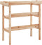 vidaXL - Plantentafel - met - schappen - 78x38x82,5 - cm - massief - vurenhout