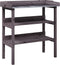 vidaXL - Plantentafel - met - schappen - 78x38x82,5 - cm - vurenhout - grijs