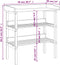 vidaXL - Plantentafel - met - schappen - 78x38x82,5 - cm - vurenhout - bruin