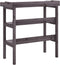 vidaXL - Plantentafel - met - schappen - 78x38x82,5 - cm - vurenhout - grijs
