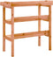 vidaXL - Plantentafel - met - schappen - 78x38x82,5 - cm - vurenhout - bruin