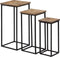 vidaXL - Plantentafelset - gerecycled - teakhout - 3-delig