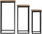 vidaXL - Plantentafelset - gerecycled - teakhout - 3-delig