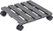 vidaXL - Plantentrolleys - 2 - st - 30x30x7,5 - cm - HKC - grijs